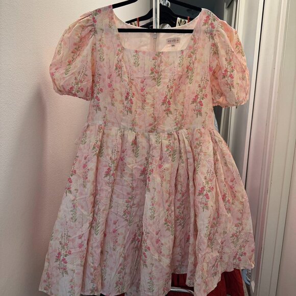 Ivy City Co Cupcake Dress in Pink Floral 20W NWOT - Picture 3 of 5
